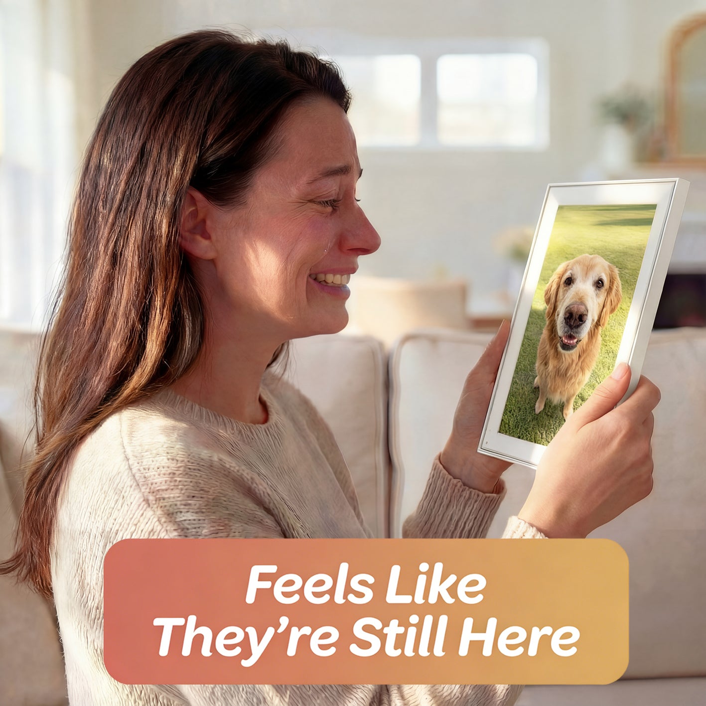 AI Pet Memory Frame – Bring Your Pet Back to Life with Personalized Animation